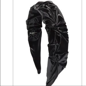 Black WRINKLED FASHION HEAD BAND, New!🖤